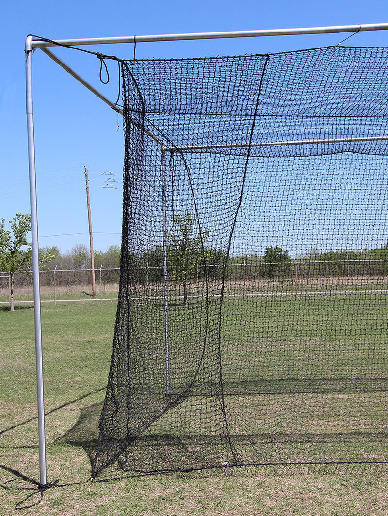 Jones-Sports Batting Cage Nets W/ Optional Frame Kit Netting Is #42 Twine 60-Ply