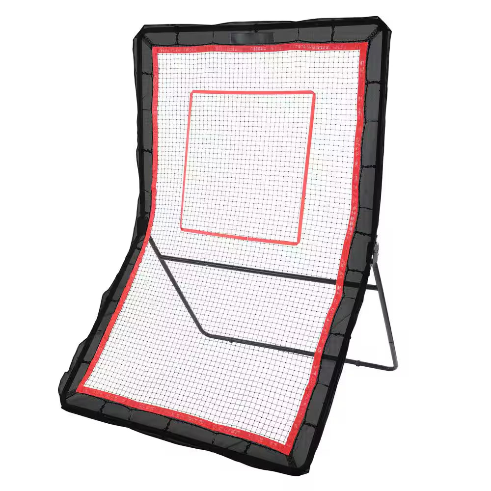 Lacrosse Rebounder for Backyard 5 Ft. X 7 Ft. Volleyball Bounce Net Baseball Softball Training Screen in Back