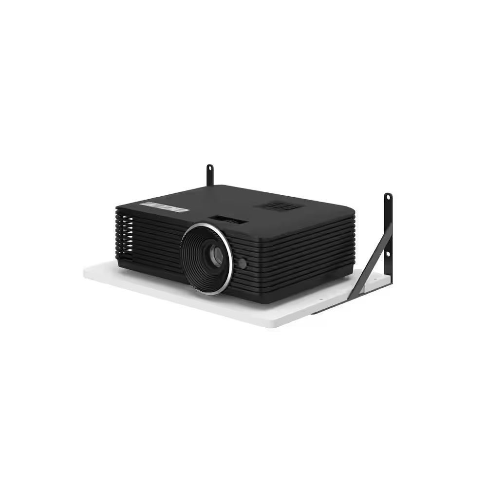 Black White Small Mini Projector Mount, Projector Wall Mount Floating Projector Holder Stand Accessories